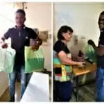 Distribution de spiruline à l’orphelinat